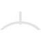 Ekena Millwork Archdale Architectural Grade PVC Gable Bracket, 72"W x 33"H x 2"D x 4"F, 11/12 Pitch GBP072X33X0204ARC00 - alternate 3